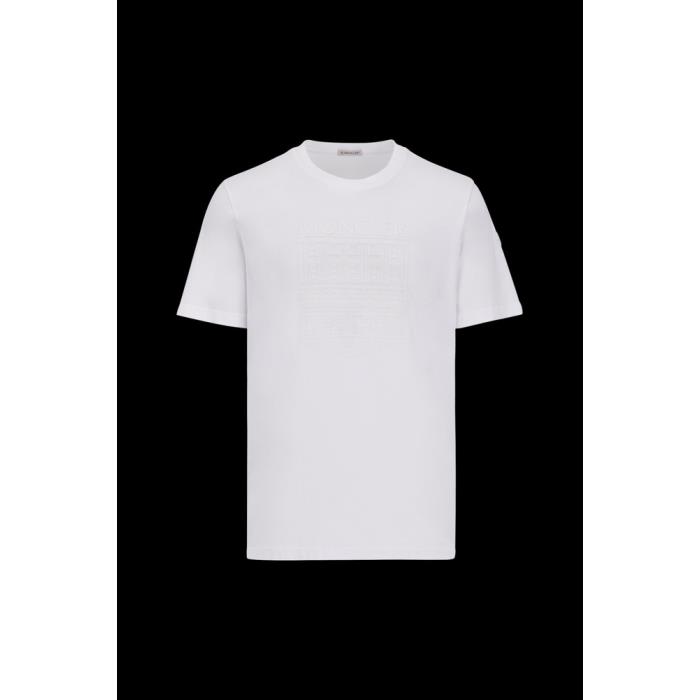 몽클레어 남성 티셔츠 MONCLER 엠보싱 패턴 티셔츠 J10918C000618390T002